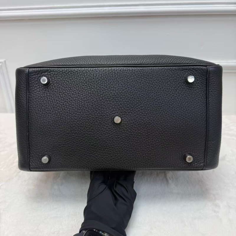 Hermes Lindy 30 黑色 銀扣 經典保值款-4