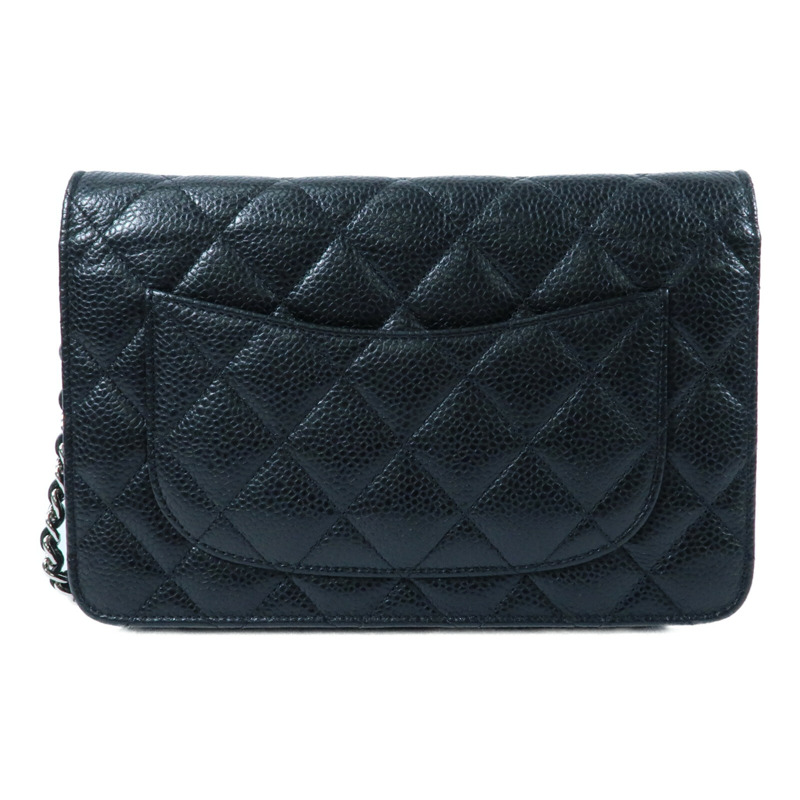 CHANEL 牛皮皮革Wallet On Chain鏈帶肩背袋-1