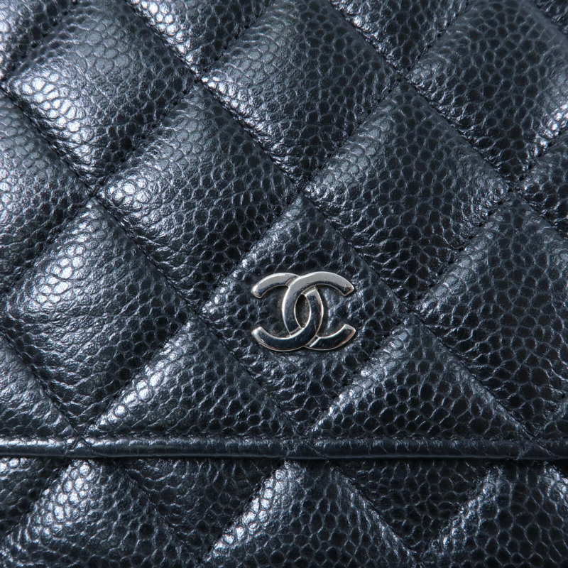 CHANEL 牛皮皮革Wallet On Chain鏈帶肩背袋-6