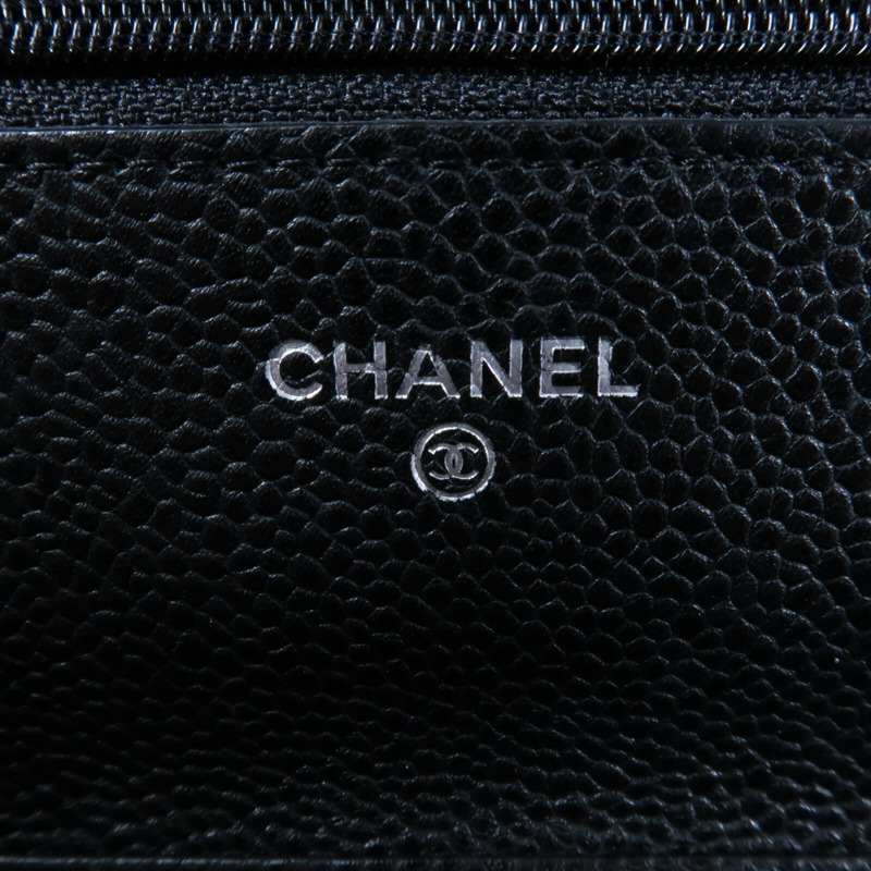 CHANEL 牛皮皮革Wallet On Chain鏈帶肩背袋-7
