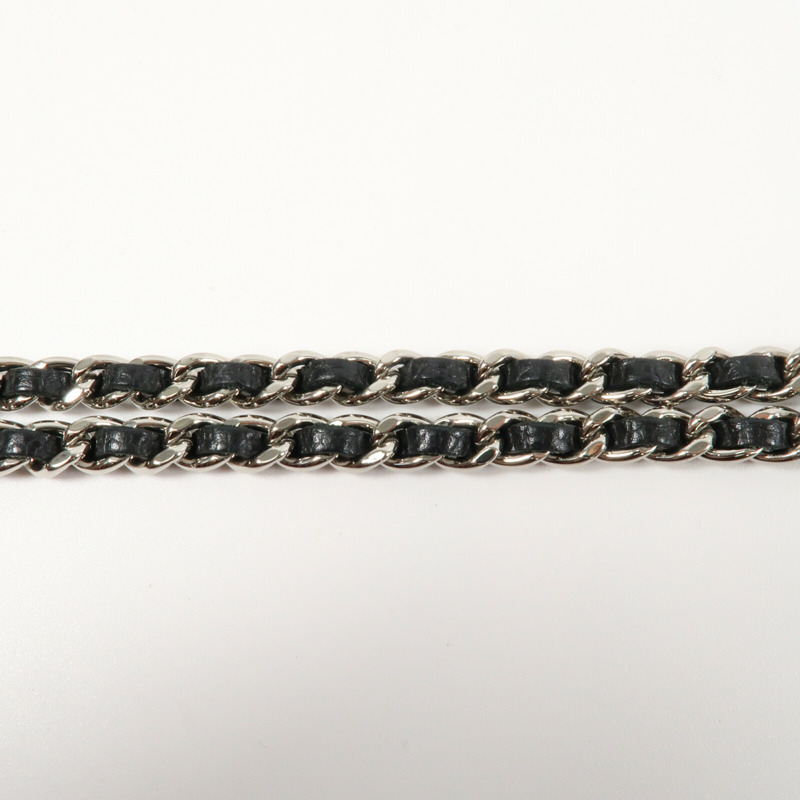 CHANEL 牛皮皮革Wallet On Chain鏈帶肩背袋-11