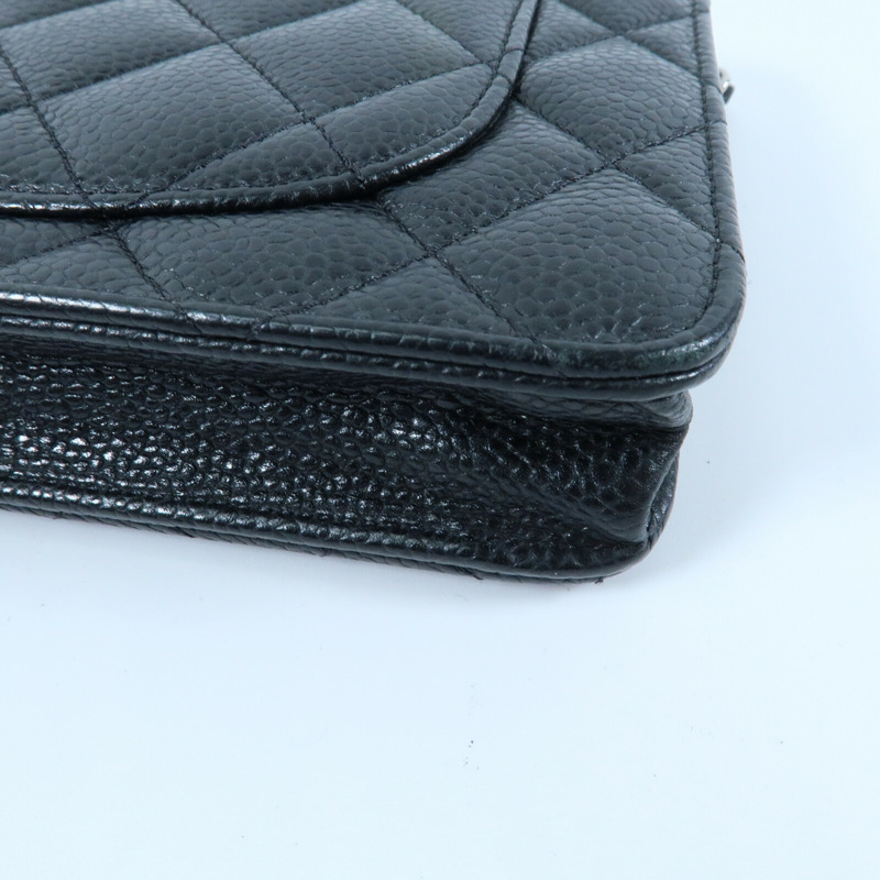 CHANEL 牛皮皮革Wallet On Chain鏈帶肩背袋-16