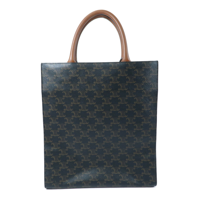 CELINE 塗層帆布Triomphe Cabas Vertical手挽肩背兩用袋-1