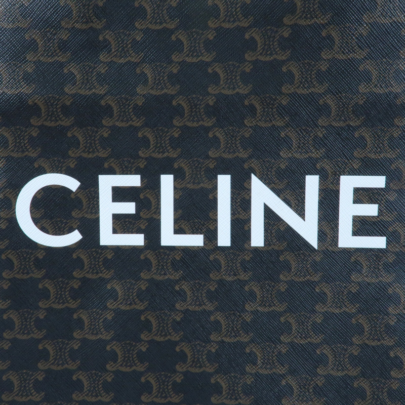 CELINE 塗層帆布Triomphe Cabas Vertical手挽肩背兩用袋-5