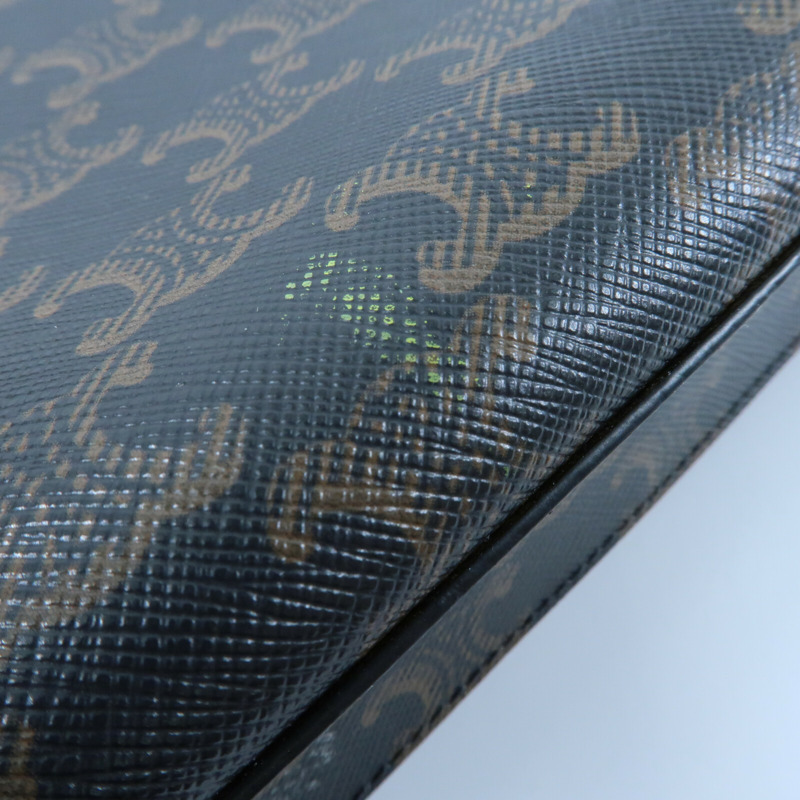 CELINE 塗層帆布Triomphe Cabas Vertical手挽肩背兩用袋-10