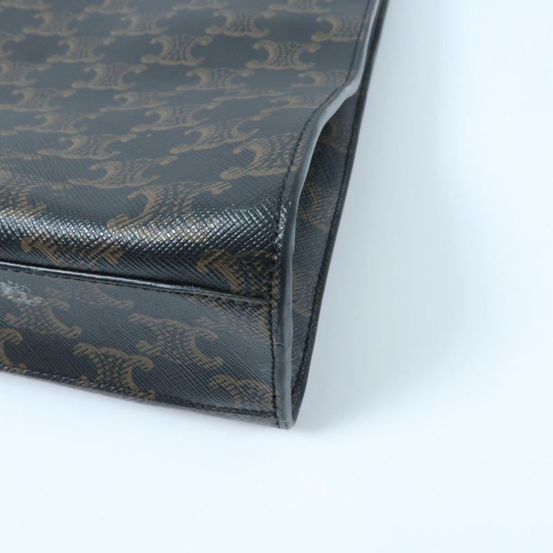 CELINE 塗層帆布Triomphe Cabas Vertical手挽肩背兩用袋-14