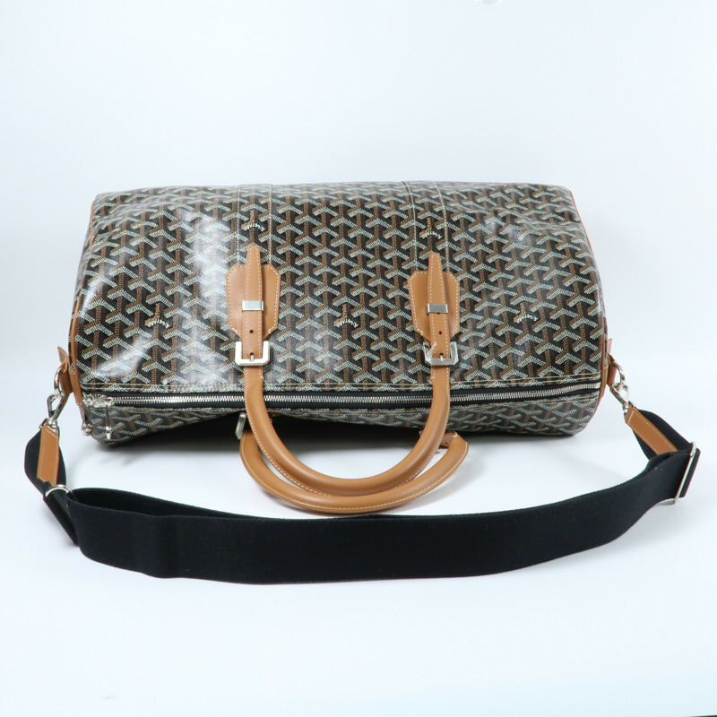 GOYARD 塗層帆布Boston 50 Bag手挽肩背兩用袋-7
