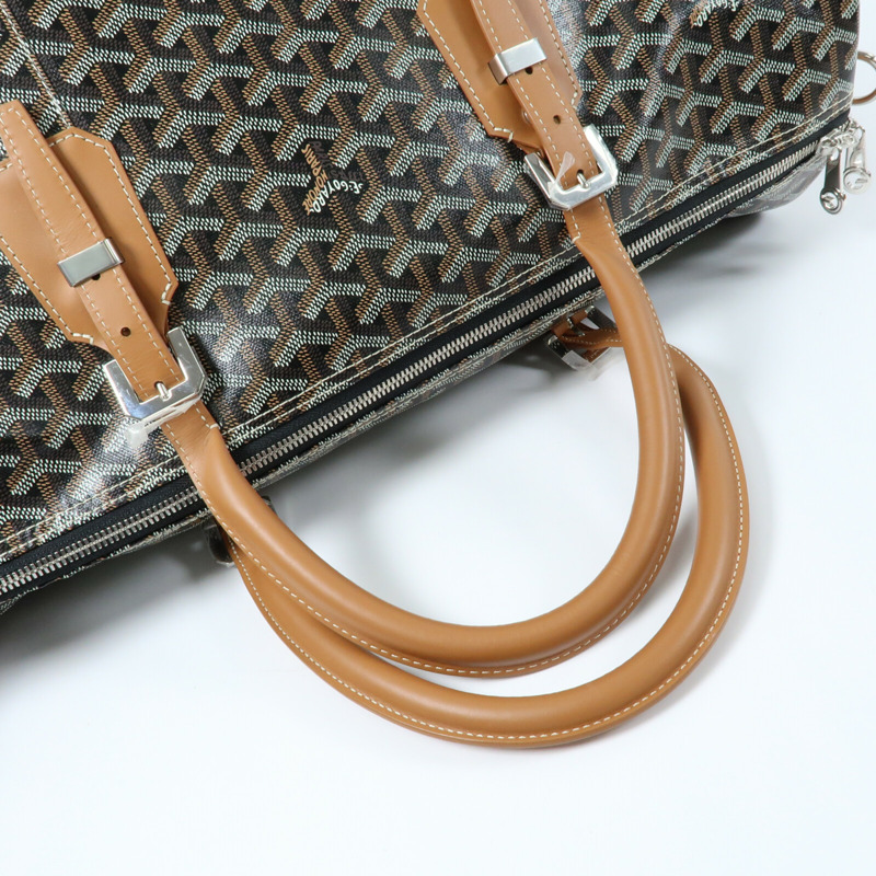 GOYARD 塗層帆布Boston 50 Bag手挽肩背兩用袋-8