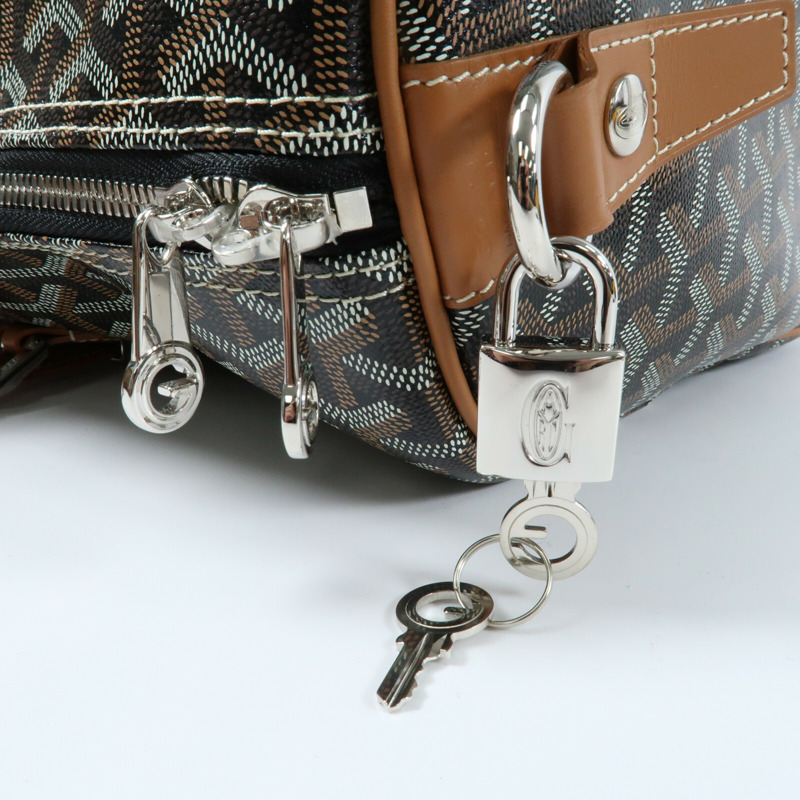 GOYARD 塗層帆布Boston 50 Bag手挽肩背兩用袋-10