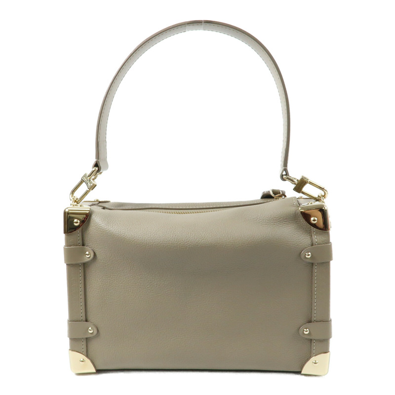 LOUIS VUITTON 牛皮皮革Side Trunk MM手挽肩背兩用袋-1