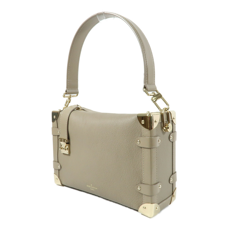 LOUIS VUITTON 牛皮皮革Side Trunk MM手挽肩背兩用袋-2