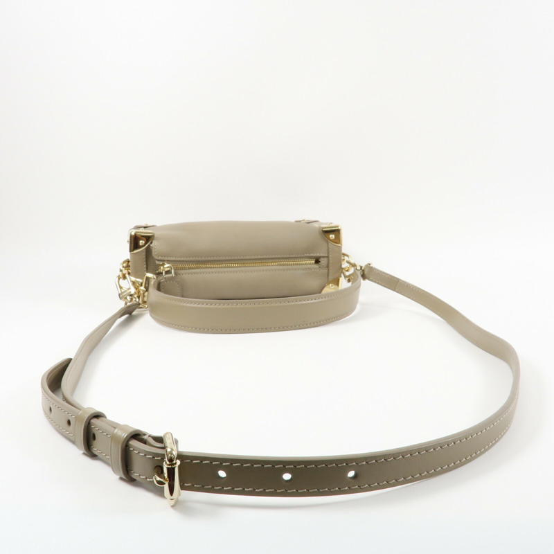 LOUIS VUITTON 牛皮皮革Side Trunk MM手挽肩背兩用袋-9