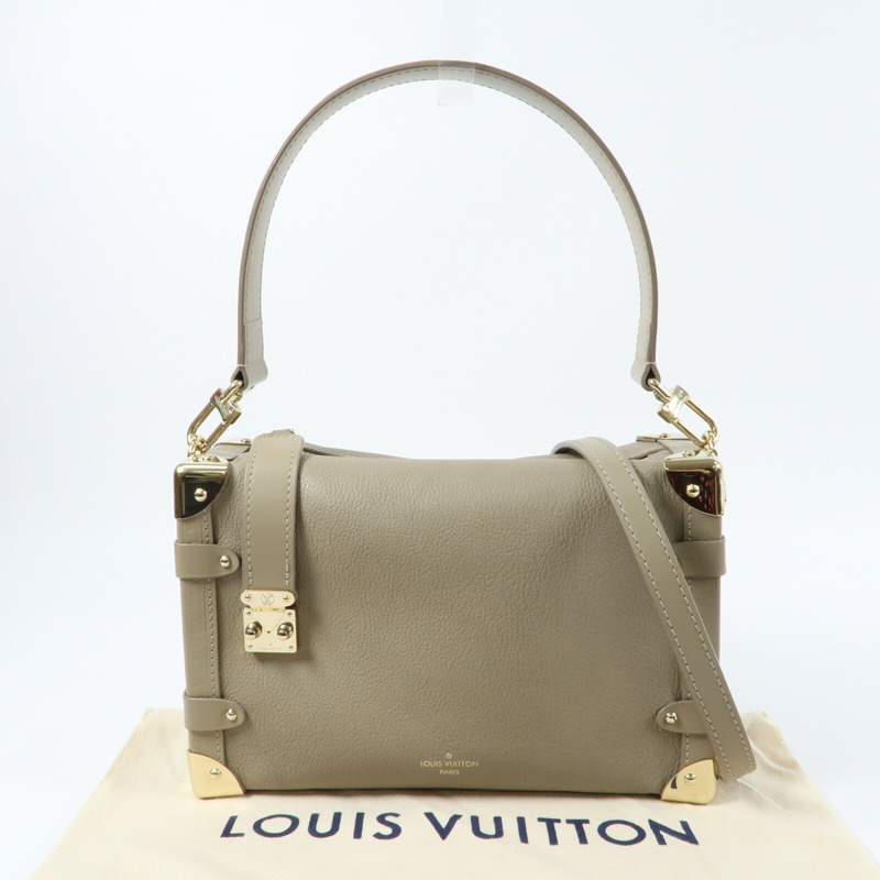 LOUIS VUITTON 牛皮皮革Side Trunk MM手挽肩背兩用袋-13