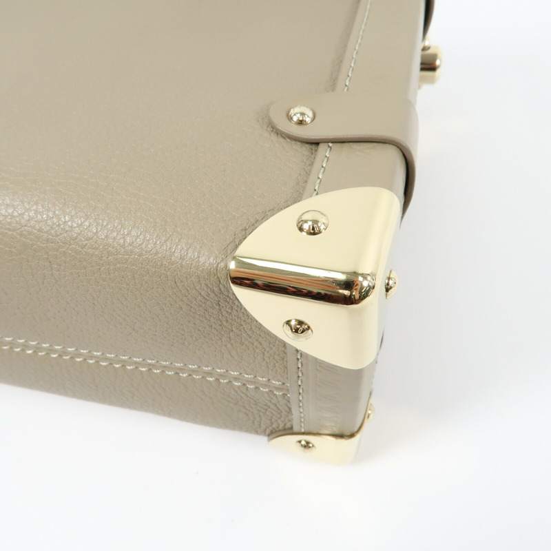 LOUIS VUITTON 牛皮皮革Side Trunk MM手挽肩背兩用袋-14