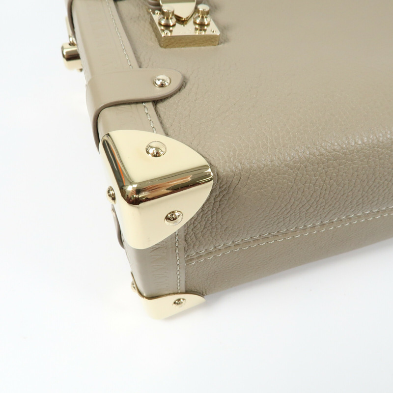 LOUIS VUITTON 牛皮皮革Side Trunk MM手挽肩背兩用袋-16