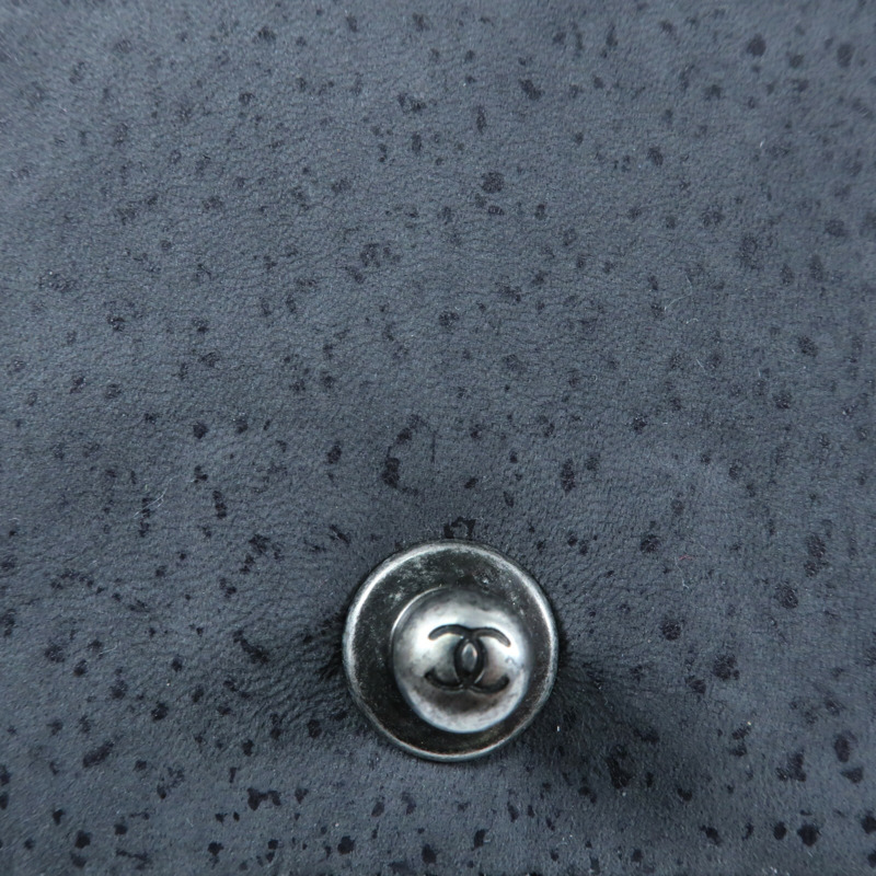 CHANEL Textured Suede Boy 25鏈帶肩背袋-11