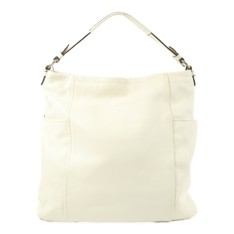 COACH 牛皮皮革2 Way Shouler Bag手挽肩背兩用袋-1