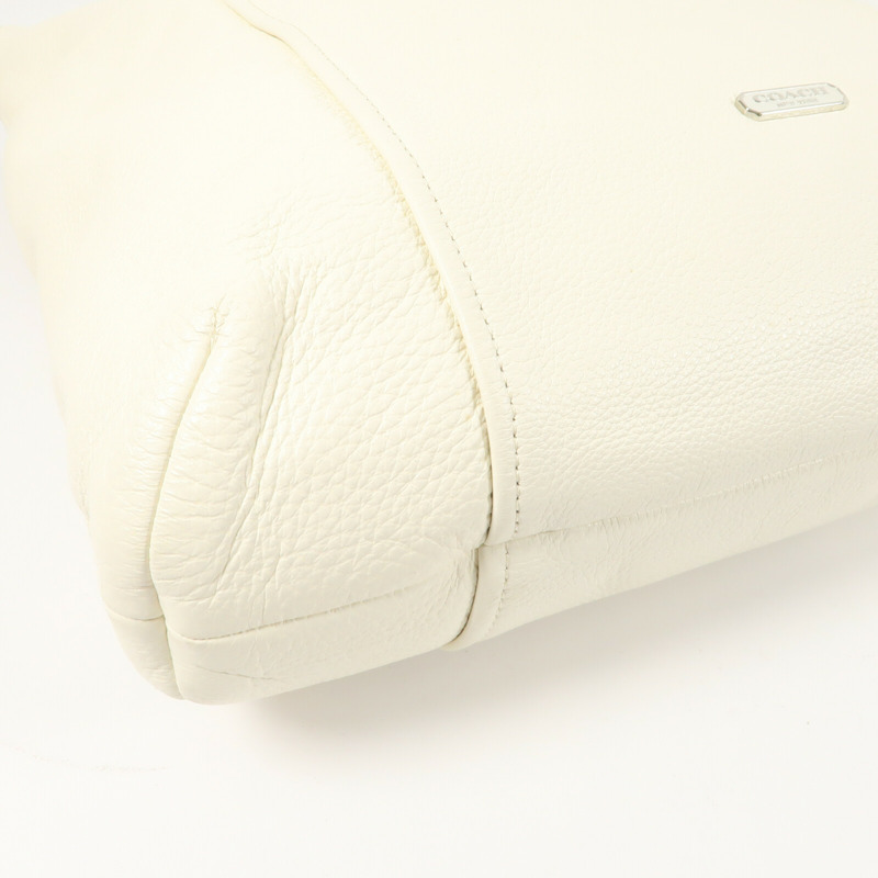 COACH 牛皮皮革2 Way Shouler Bag手挽肩背兩用袋-13