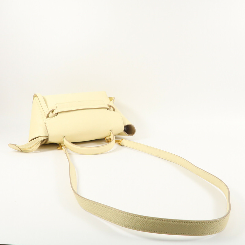 CELINE 牛皮皮革Micro Belt Bag手挽肩背兩用袋-7