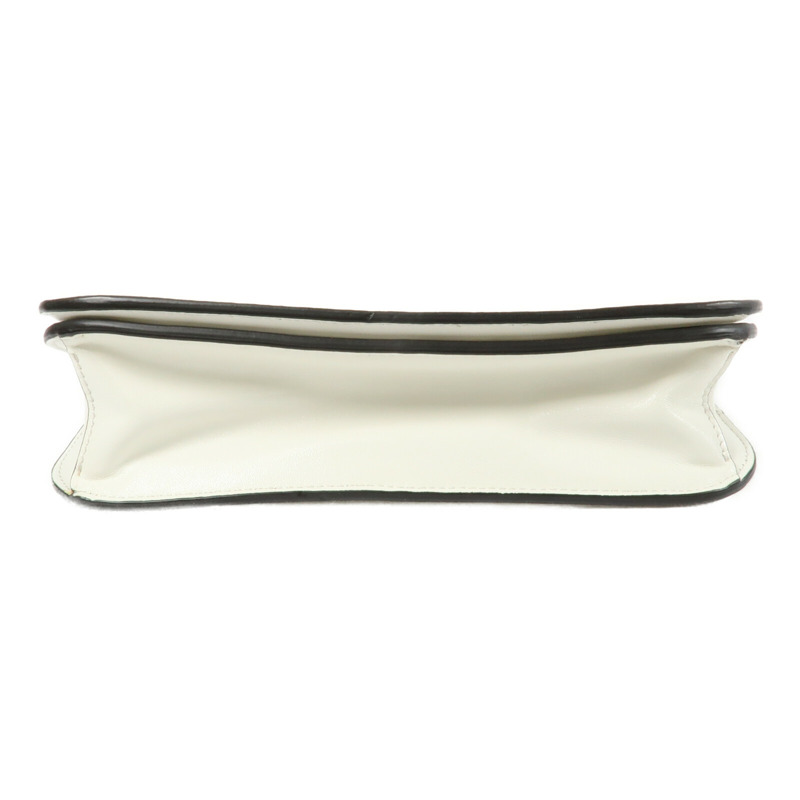 FENDI 牛皮皮革Karligraphy Pocket Shoulder Bag鏈帶肩背袋-3