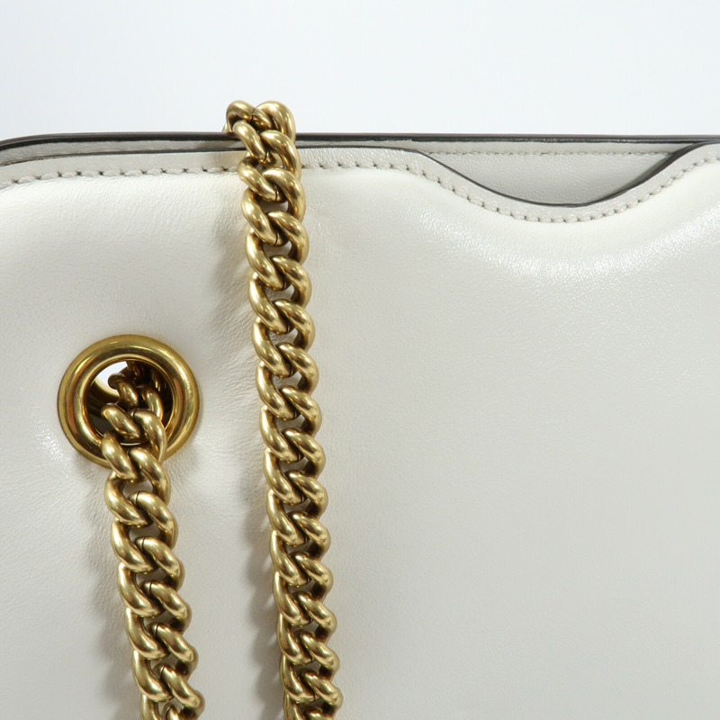 FENDI 牛皮皮革Karligraphy Pocket Shoulder Bag鏈帶肩背袋-7