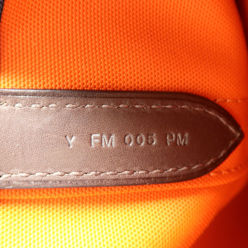 HERMES 帆布Grooming Bag銀扣手挽肩背兩用袋Blue-5