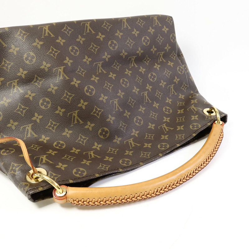 LOUIS VUITTON Monogram Artsy MM金扣肩背袋-7