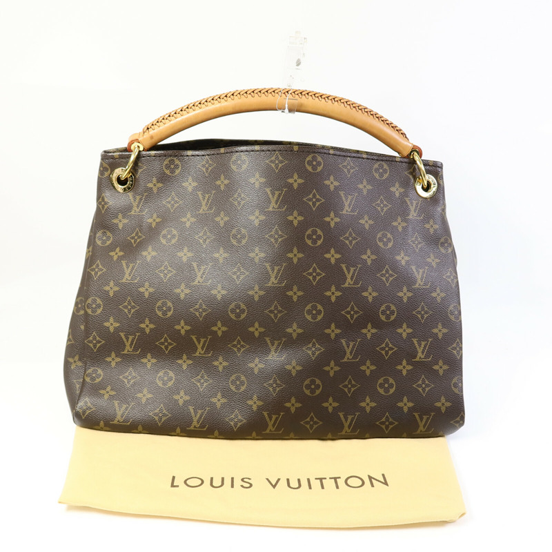 LOUIS VUITTON Monogram Artsy MM金扣肩背袋-8