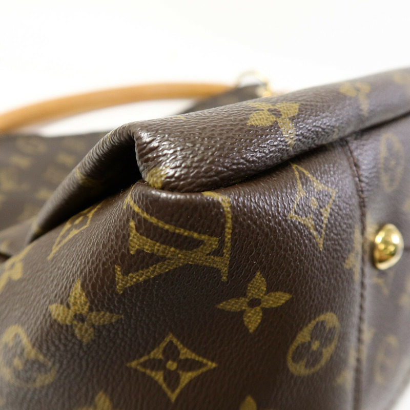 LOUIS VUITTON Monogram Artsy MM金扣肩背袋-11