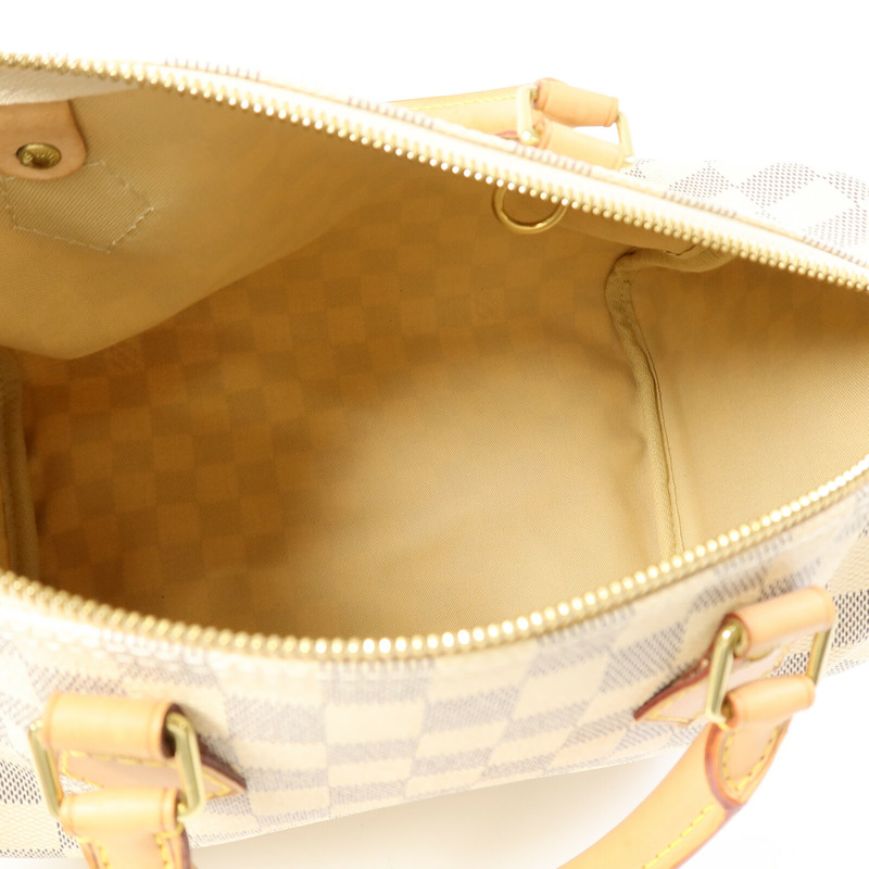 LOUIS VUITTON Damier Azur Speedy 30手挽袋-4