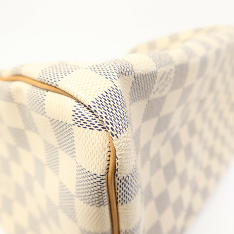 LOUIS VUITTON Damier Azur Speedy 30手挽袋-9