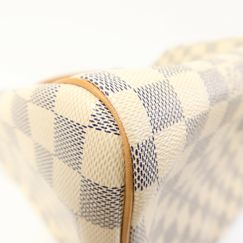 LOUIS VUITTON Damier Azur Speedy 30手挽袋-11