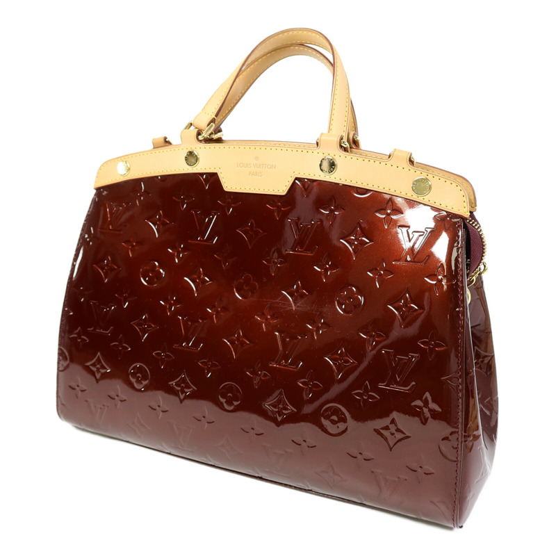 LOUIS VUITTON Vernis Brea MM金扣手挽肩背兩用袋-1