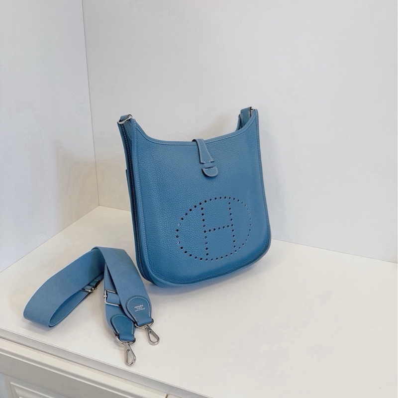 ✨Hermes Evelyne 29 牛仔藍 寶藏大包 98新💙-5