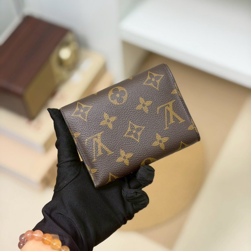 🏷LV 路易威登.Victorine 豆豆三折短夾 M62360 芯片款-1