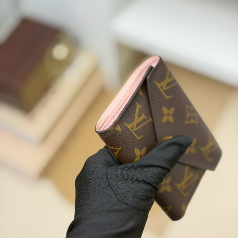 🏷LV 路易威登.Victorine 豆豆三折短夾 M62360 芯片款-4