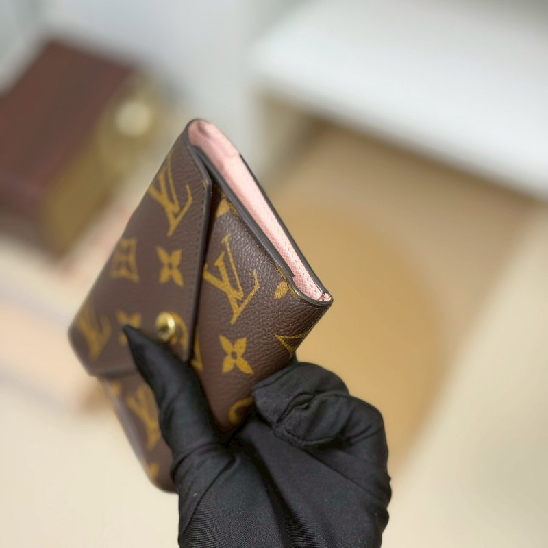 🏷LV 路易威登.Victorine 豆豆三折短夾 M62360 芯片款-5