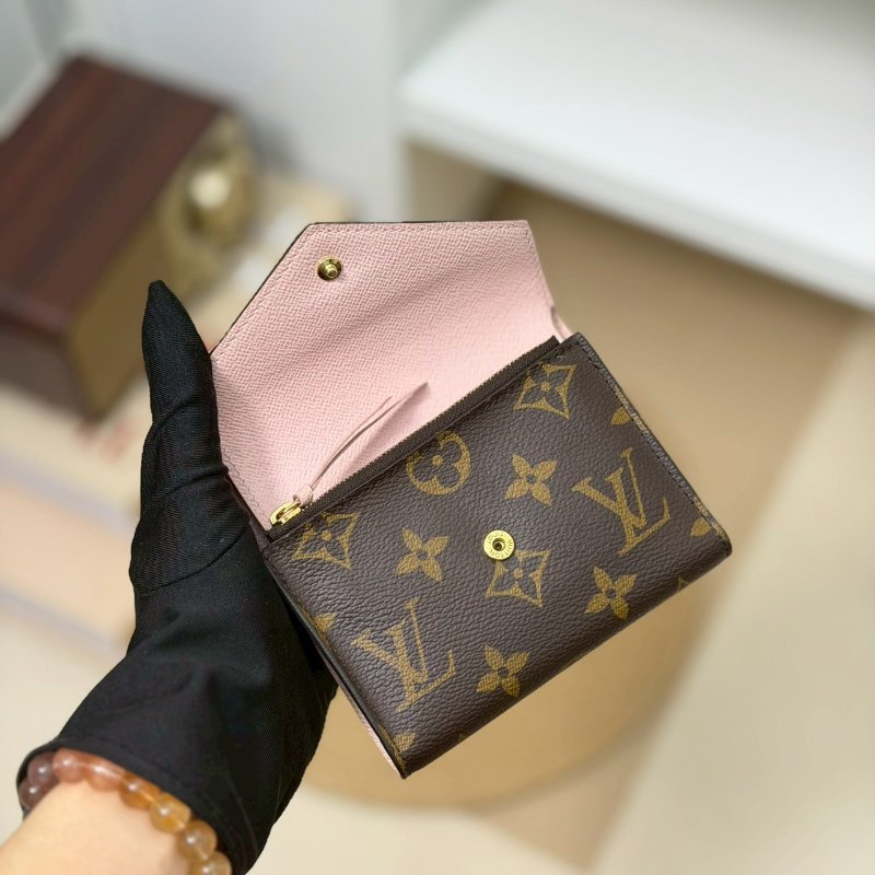 🏷LV 路易威登.Victorine 豆豆三折短夾 M62360 芯片款-15