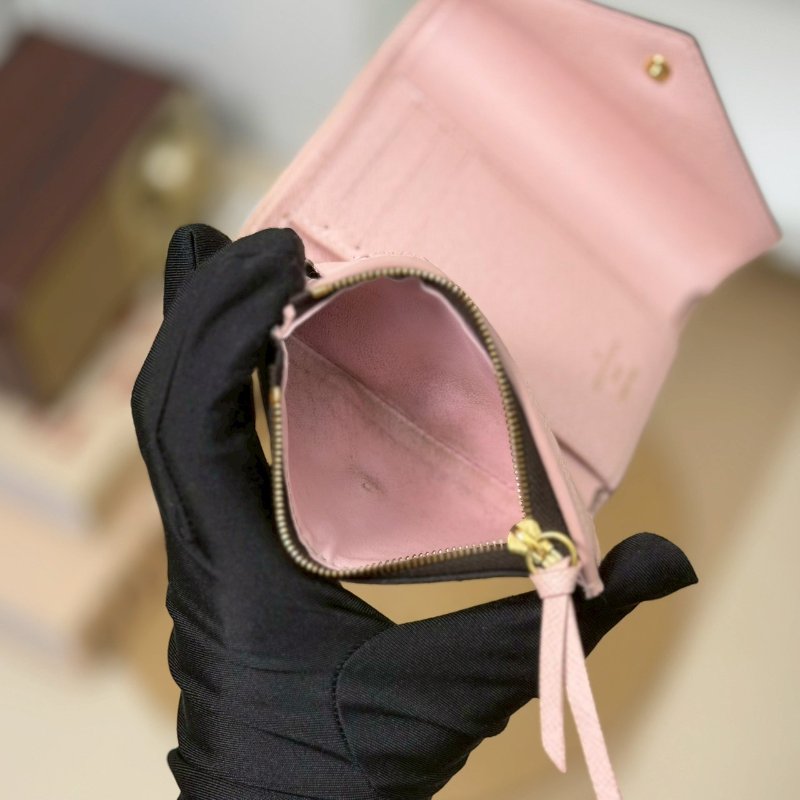 🏷LV 路易威登.Victorine 豆豆三折短夾 M62360 芯片款-19
