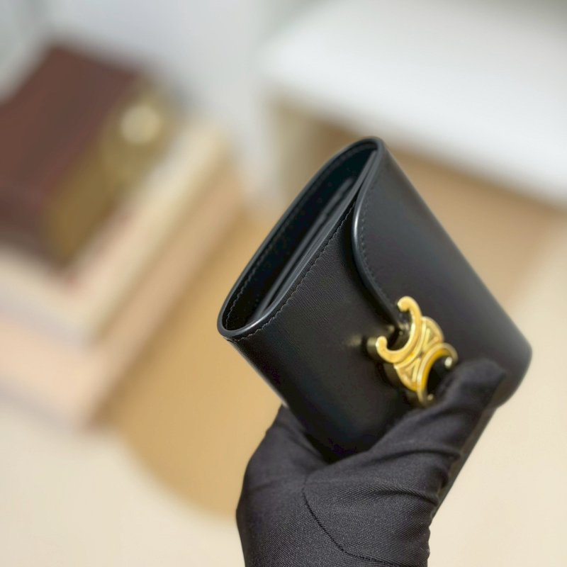 🏷Celine 瑟琳．Triomphe 凱旋門三折短夾-4