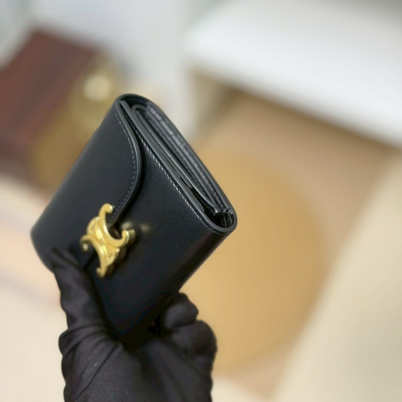 🏷Celine 瑟琳．Triomphe 凱旋門三折短夾-5