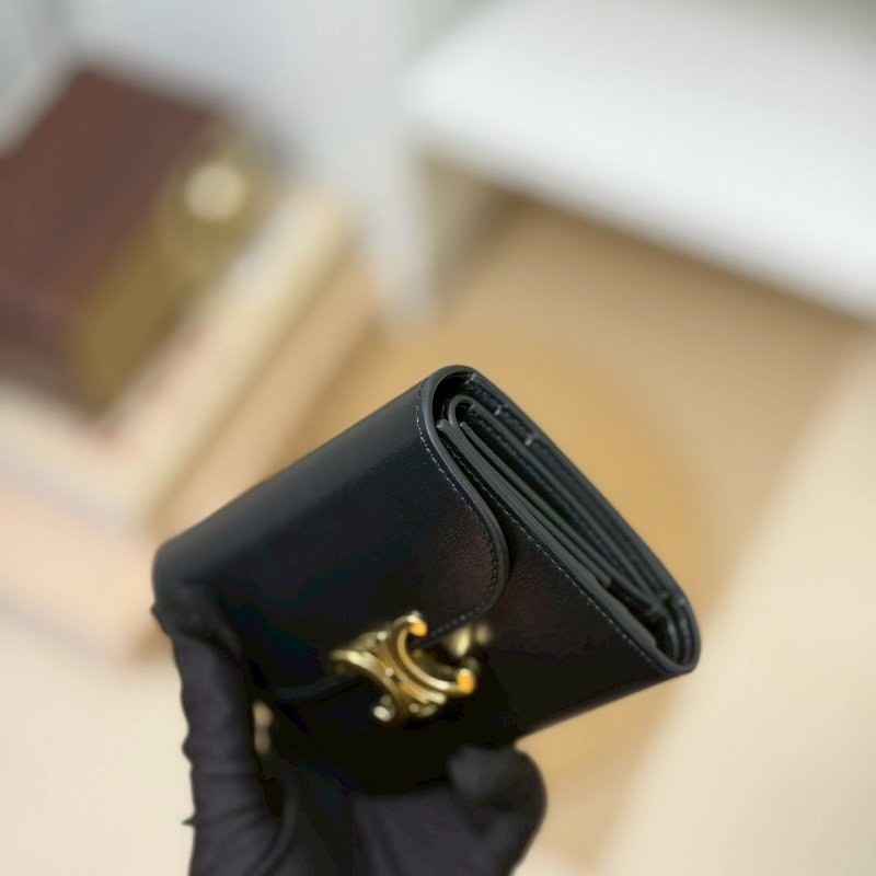 🏷Celine 瑟琳．Triomphe 凱旋門三折短夾-9