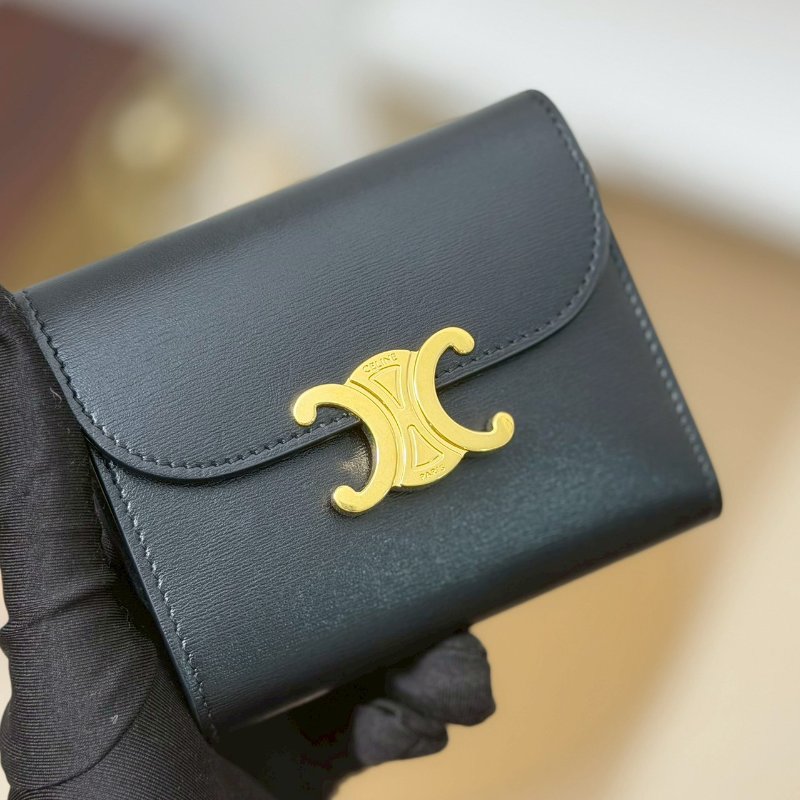 🏷Celine 瑟琳．Triomphe 凱旋門三折短夾-14