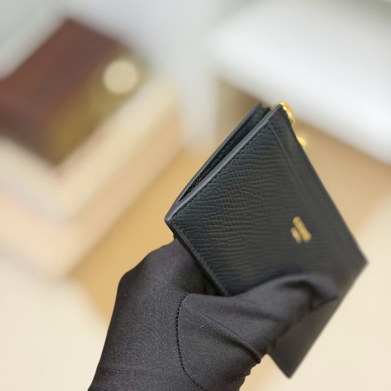 🏷Celine 瑟琳.Triomphe 凱旋門吊飾拉鍊卡包/客人寄賣-4