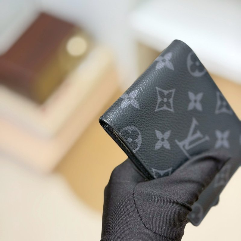 🏷LV 路易威登.Multiple 黑老花短夾 M61695-4