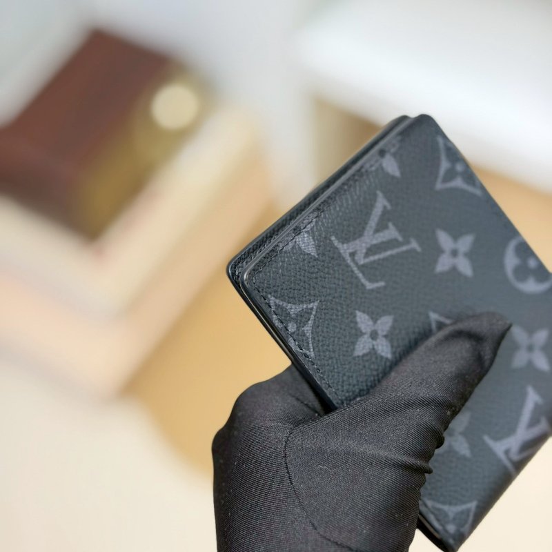 🏷LV 路易威登.Multiple 黑老花短夾 M61695-6