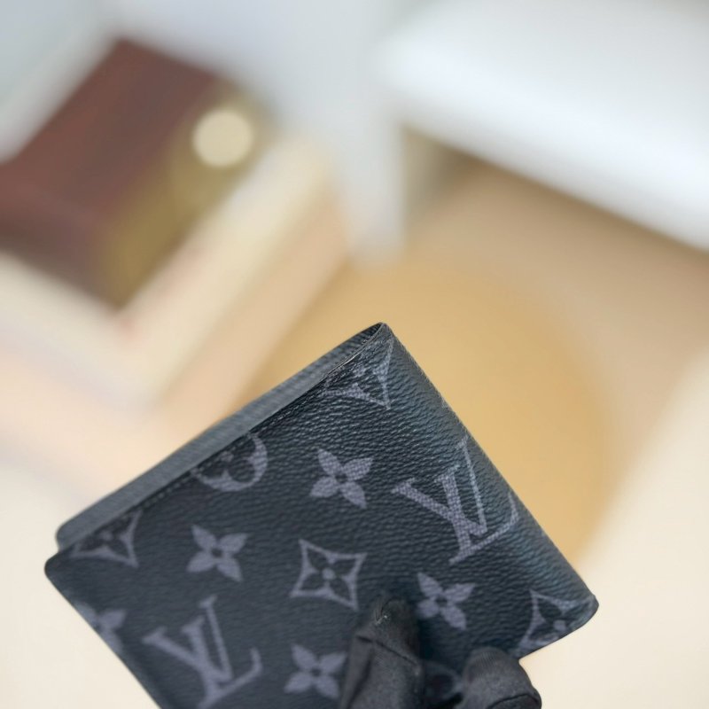 🏷LV 路易威登.Multiple 黑老花短夾 M61695-11