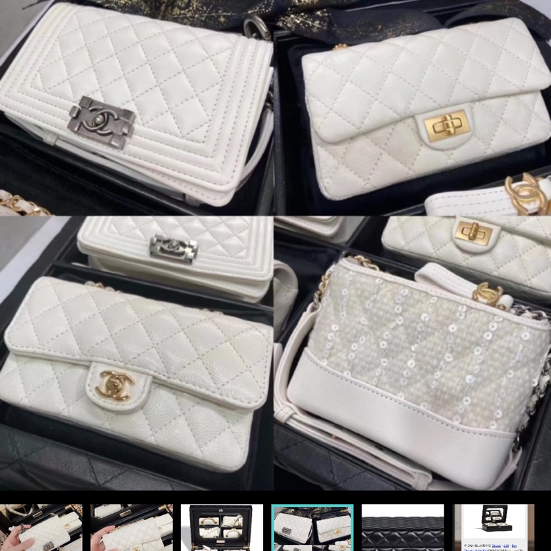 Chanel 迷你四件套 白-5