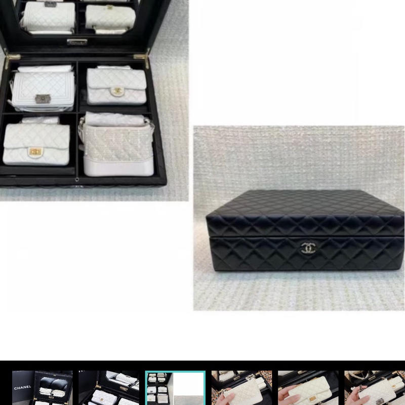 Chanel 迷你四件套 白-7