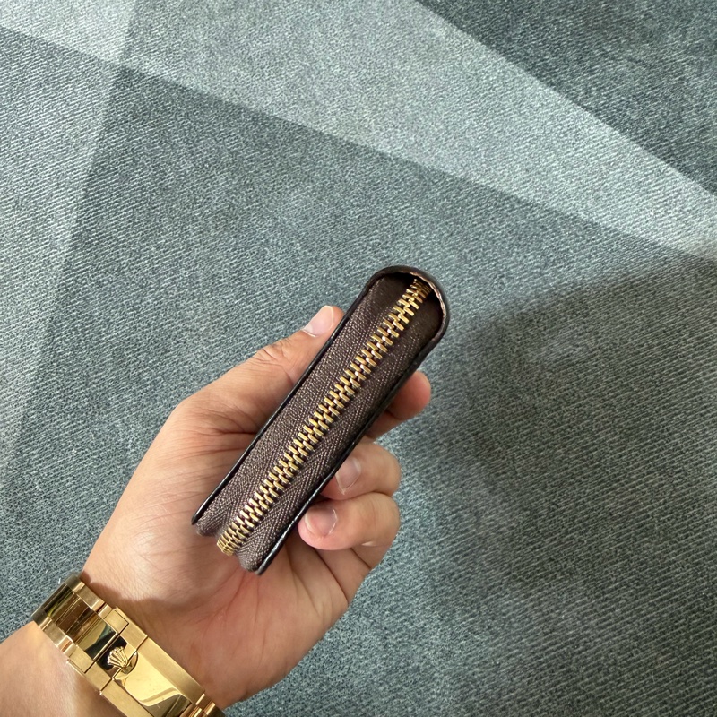 Lv經典老花零錢包(M60067)-4